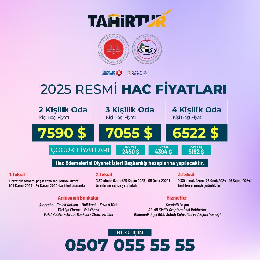 hac kaç tl-2025 diyanet hac turu