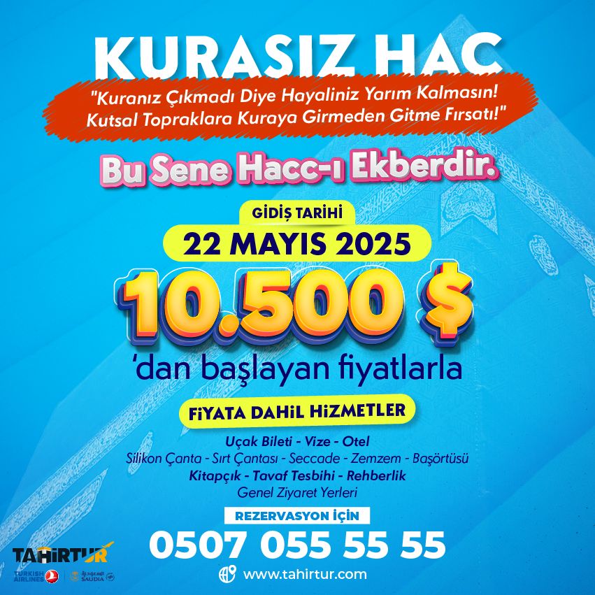 kurasız hac fiyatları