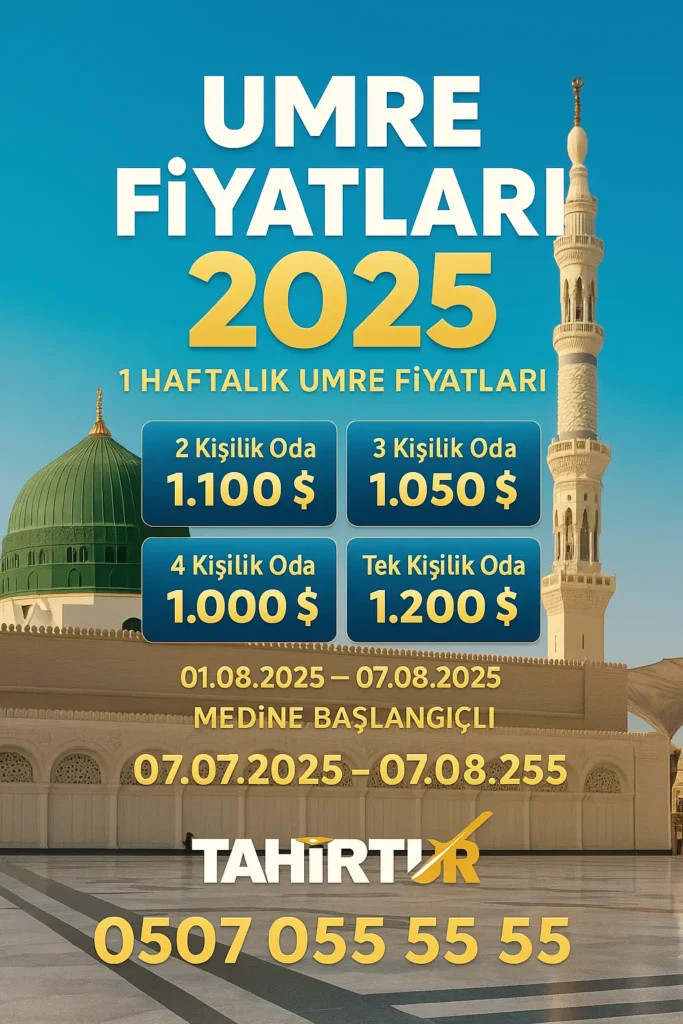 umre fiyatları 2025 kaç tl-ekrem turizm umre fiyatları-7 günlük umre turları